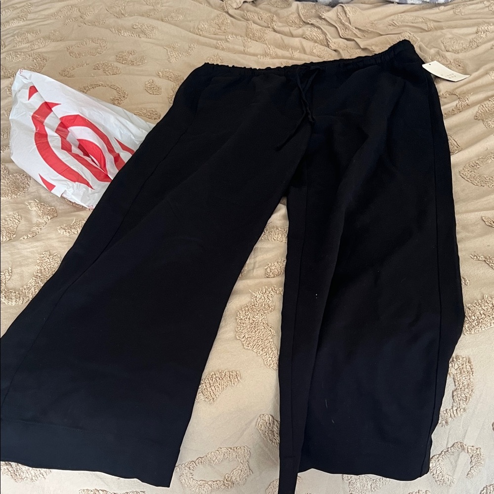 a new day Black Relaxed Trousers